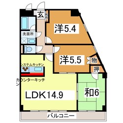 ヴィラフォーシーズンの物件間取画像